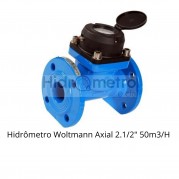 HId. Woltmann Axial 2.1/2" 50m3/H sem conexões Portaria 155 INMETRO